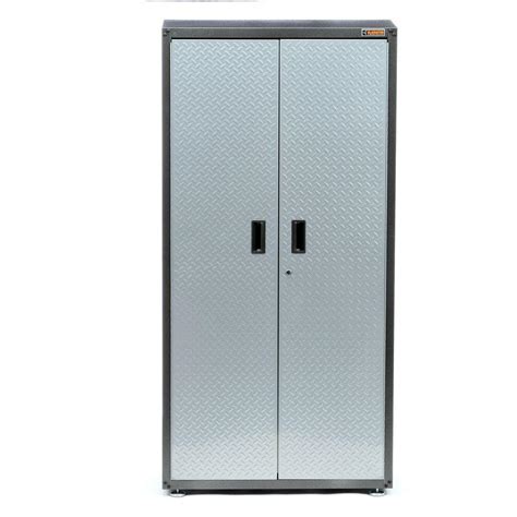 gladiator free-standing steel 18 x 72 x 18 garage cabinet|gladiator garage wall cabinets.